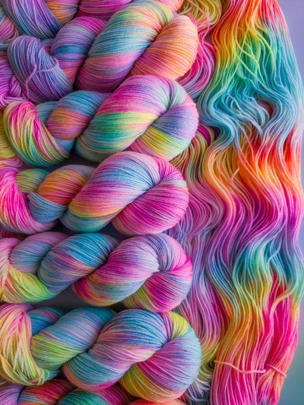 Dyed to order Fairy Carousel skein